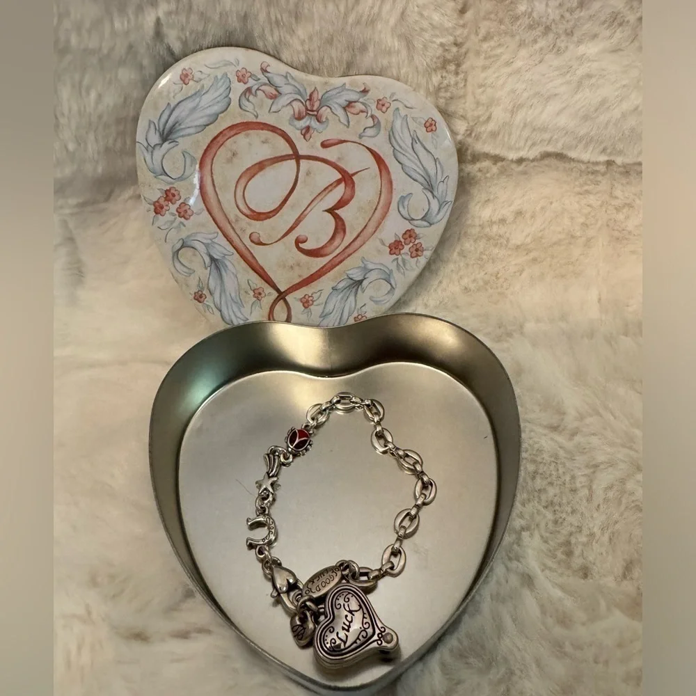 BRIGHTON Lucky Clover Bracelet Ladybug Horse Shoe Shooting Star Good Luck New - Picture 3 of 17